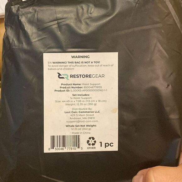 Back Brace For Men and women One Size Fits All Adjustable - Picture 5 of 6